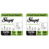Sleepy Natural No:5+ Junior Plus 132 Adet Bebek Bezi
