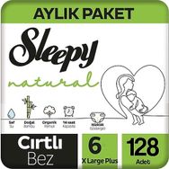 Sleepy Natural No:6 XLarge 128 Adet Bebek Bezi