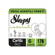 Sleepy Natural No:6 XLarge 176 Adet Bebek Bezi