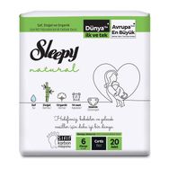 Sleepy Natural No:6 XLarge 20 Adet Bebek Bezi