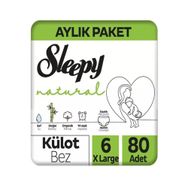 Sleepy Natural No:6 XLarge 80 Adet Bebek Bezi