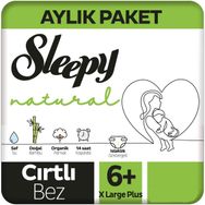 Sleepy Natural No:6+ XLarge Plus 90 Adet Bebek Bezi