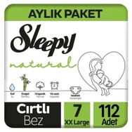 Sleepy Natural No:7 XXLarge 112 Adet Bebek Bezi