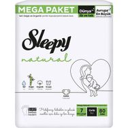 Sleepy Natural No:7 XXLarge 80 Adet Bebek Bezi