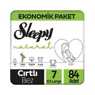 Sleepy Natural No:7 XXLarge 84 Adet Bebek Bezi