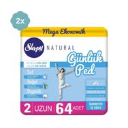 Sleepy Natural Uzun 2x64 Adet Günlük Ped