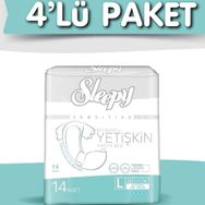 Sleepy Sensitive L Beden 14 Adet Hasta Bezi