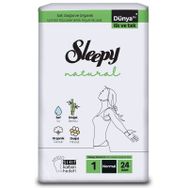 Sleepy Süper Eco 1/24 NaturalUltra Hassas Hijyenik 24 Adet Normal Ped
