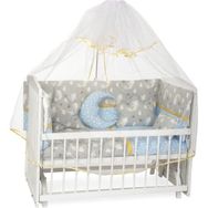 Sluupy Gri Figürlü 60x120 cm 12 Parça Bebek Uyku Seti