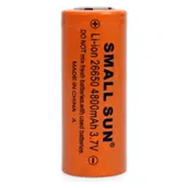 Small Sun 26650 3.7V 4800 mAh Li-Ion Şarjlı Pil