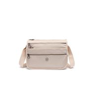 Smart Bags 1128 Bej Nano Metalik Kumaş Kadın Postacı Çantası