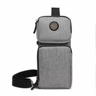 Smart Bags 3097 Gri Siyah Kadın Postacı Çanta