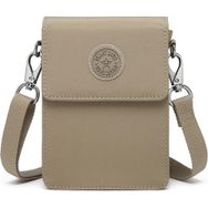 Smart Bags 3173 Camel Krinkıl Kumaş Küçük Telefonluk Kadın Çantası