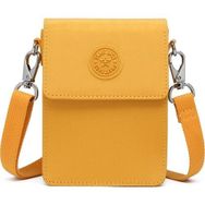 Smart Bags 3173 Hardal Krinkıl Kumaş Küçük Telefonluk Kadın Çantası