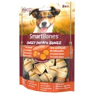 Smart Bones 128 gr 8'li Mini Tavuklu Tatlı Patatesli Düğüm Köpek Ödül Kemiği