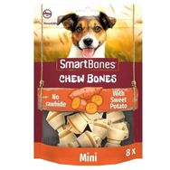 Smart Bones 128 gr Köpekler Için Tatlı Patates Mini 8 Minis Mama