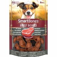 Smart Bones 8x128 gr Beef Mini Köpek İçin Atıştırmalıklar Mama