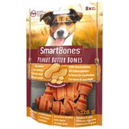 Smart Bones Peanut Butter Mini 8 Adet 128 gr Fıstık Ezmeli Tavuklu Düğüm Köpek Ödül Kemiği