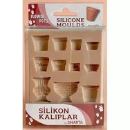 Smarta Çiçek 10x13 cm Slikon Kalıpları