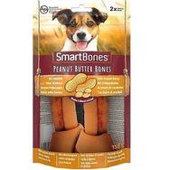 SmartBones Tavuklu Fıstık Ezmeli Medium Düğüm Kemik 2'li 158 gr Köpek Ödülü