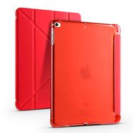 Smcase Apple iPad 10.2 2021 9. Nesil Katlanabilir Standli Pu Silikon Tf1 Kılıf