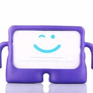 Smcase Apple iPad 10.2 2021 9. Nesil Tutacakli Cocuklar Icin Silikon İB1 Kılıf