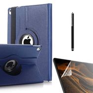 Smcase Apple iPad 9.7 2017 5. Nesil 360 Dönebilen Koruma Kapakli Standli DN22 Nano Kalem Kılıf
