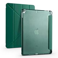 Smcase Apple iPad Pro 10.5 7. Nesil Katlanabilir Standli Pu Silikon TF1 Kılıf