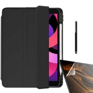 Smcase Apple iPad Pro 12.9 2022 M2 Standli Kalem Bolmeli Arkasi Seffaf NT22 Nano Kalem Kılıf