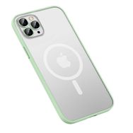 Smcase Apple iPhone 11 Pro Lens Korumalı Hassas Tuş Mat Yüzey Mokka Tacsafe Cep Telefonu Kılıfı