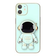 Smcase Apple iPhone 11 Standlı Kamera Korumalı Astronot Silikon Cep Telefonu Kılıfı