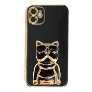 Smcase Apple iphone 11 Standlı Kamera Korumalı Bulldog Silikon Cep Telefonu Kılıfı