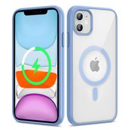 Smcase Apple iPhone 11 Wireless Şarj Özellikli Ege Transparan Silikon Cep Telefonu Kılıfı