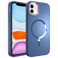 Smcase Apple iPhone 11 Wireless Tacsafe Stil Serisi Mat Kapak Cep Telefonu Kılıfı