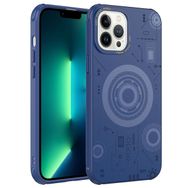 Smcase Apple iPhone 13 Pro Max Wireless Şarj Özellikli Desenli Hot Magsafe Kapak Cep Telefonu Kılıfı