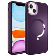 Smcase Apple iPhone 13 Wireless Tacsafe Stil Serisi Mat Kapak Cep Telefonu Kılıfı