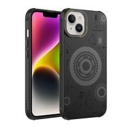 Smcase Apple iPhone 14 Plus Wireless Şarj Özellikli Desenli Hot Magsafe Kapak Cep Telefonu Kılıfı