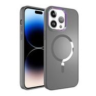 Smcase Apple iPhone 14 Pro Max Wireless Tacsafe Stil Serisi Mat Kapak Cep Telefonu Kılıfı