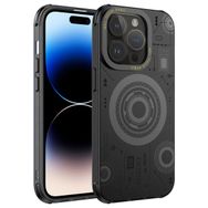 Smcase Apple iPhone 14 Pro Wireless Şarj Özellikli Desenli Hot Magsafe Kapak Cep Telefonu Kılıfı