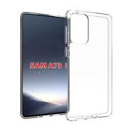 Smcase Samsung Galaxy A73 Lüks Korumalı Tpu Silikon Nano Şeffaf Cep Telefonu Kılıfı