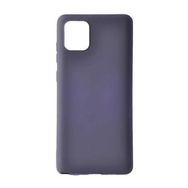 Smcase Samsung Galaxy A81 Lüks Mat Silikon Tam Kapatan Rose Gold Cep Telefonu Kılıfı