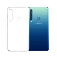 Smcase Samsung Galaxy A9 2018 Süper İnce Arka Kapak Şeffaf Nano Glass Silikon Cep Telefonu Kılıf