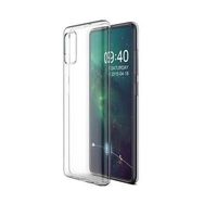 Smcase Samsung Galaxy A91 Lüks Silikon Nano Şeffaf Cep Telefonu Kılıfı