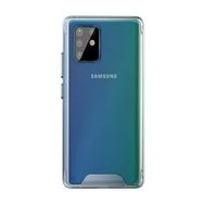 Smcase Samsung Galaxy S10 Lite Gard Darbeye Dayanıklı Silikon Tam Kapatan Şeffaf Cep Telefonu Kılıfı