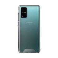 Smcase Samsung Galaxy S20 Plus Gard Sert Silikon Tam Kapatan Şeffaf Cep Telefonu Kılıfı