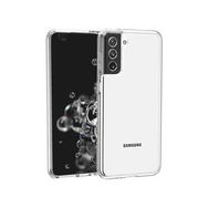 Smcase Samsung Galaxy S21 5G Coss Hibrit Sert Kapak Nano Şeffaf Cep Telefonu Kılıfı
