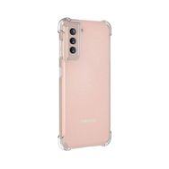 Smcase Samsung Galaxy S21 5G Darbe Korumalı Silikon Nano Rose Gold Cep Telefonu Kılıfı