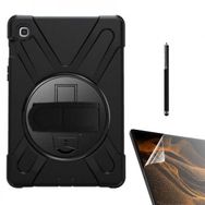 Smcase Samsung Galaxy Tab S6 Lite P610 Tablet Tank Koruma Defender Standli DF22 Nano Kalem Kılıf