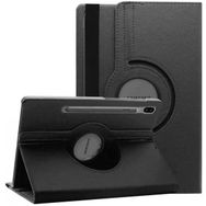 Smcase Samsung Galaxy Tab S7 FE T733 360 Dönebilen Koruma Kapakli Standli DN2 Kılıf