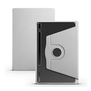 Smcase Samsung Galaxy Tab S7 Plus Sm T970 Smart Kapakli Kalem Bölmeli Termik Arkasi Şeffaf T1 Kılıf